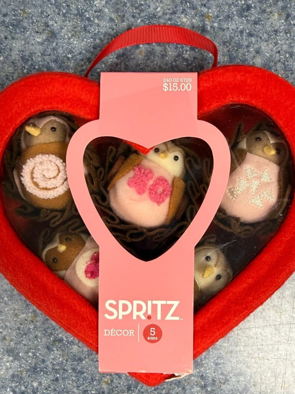 Target Spritz Featherly Friends Chocolate Heart Box 5 Mini Birds 2025 BOX B